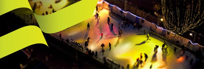 people skating on an outdoor rink newsletter