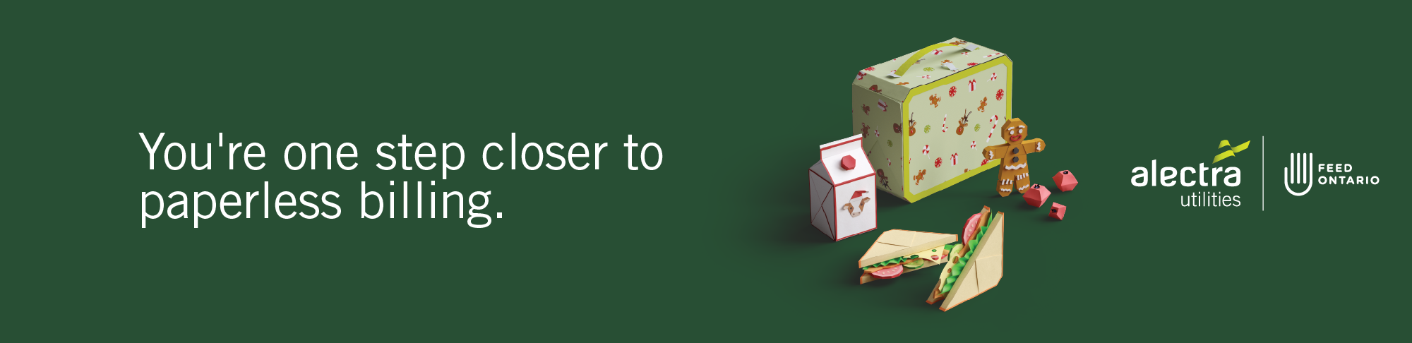 You're one step closer to paperless billing.