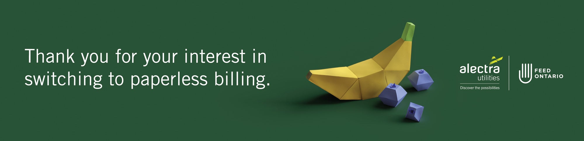 Thank you for your interest in switching to paperless billing.