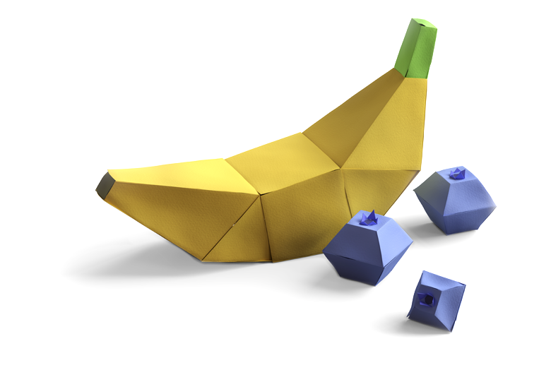 Origami Banana Art