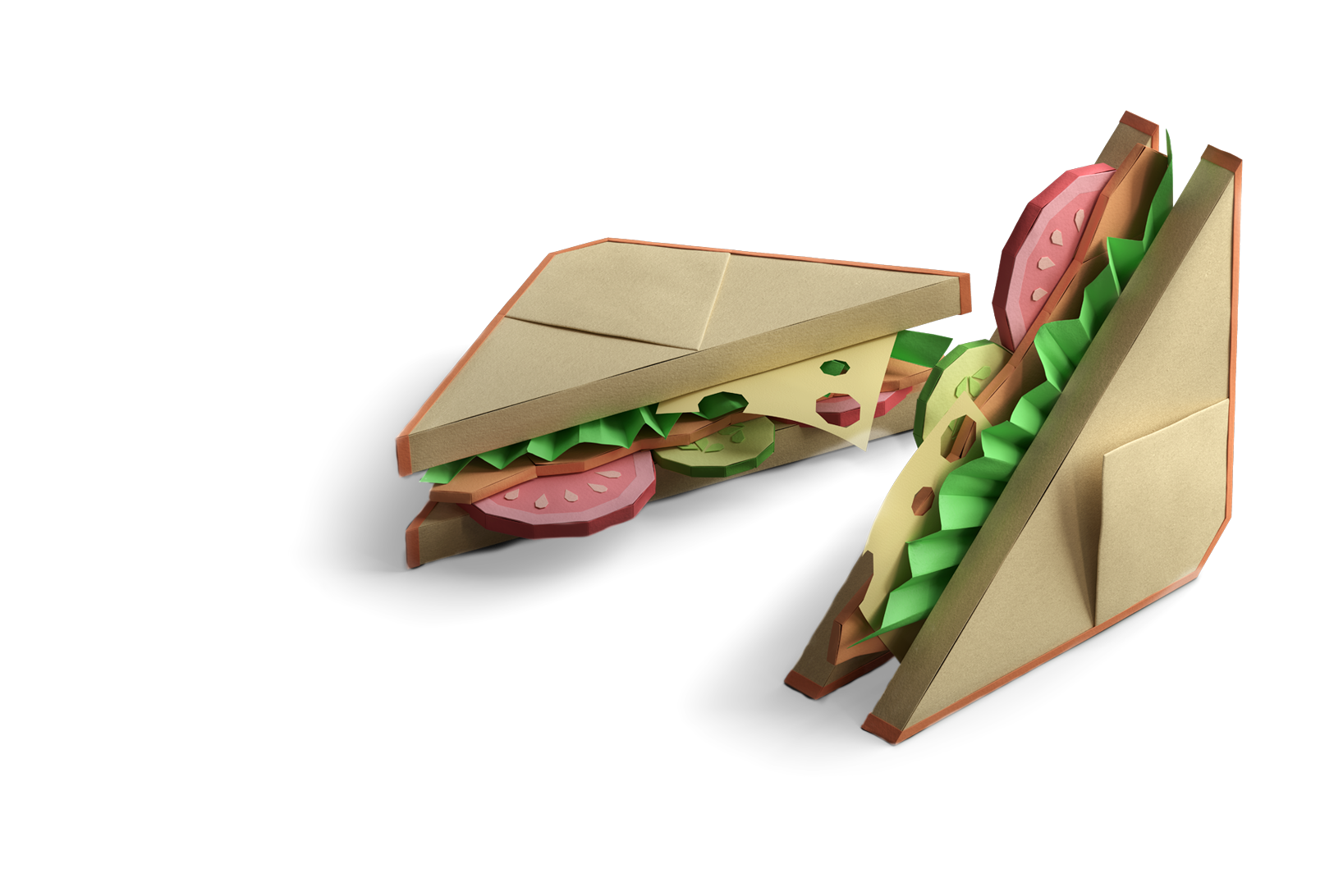 Sandwich Origami Art