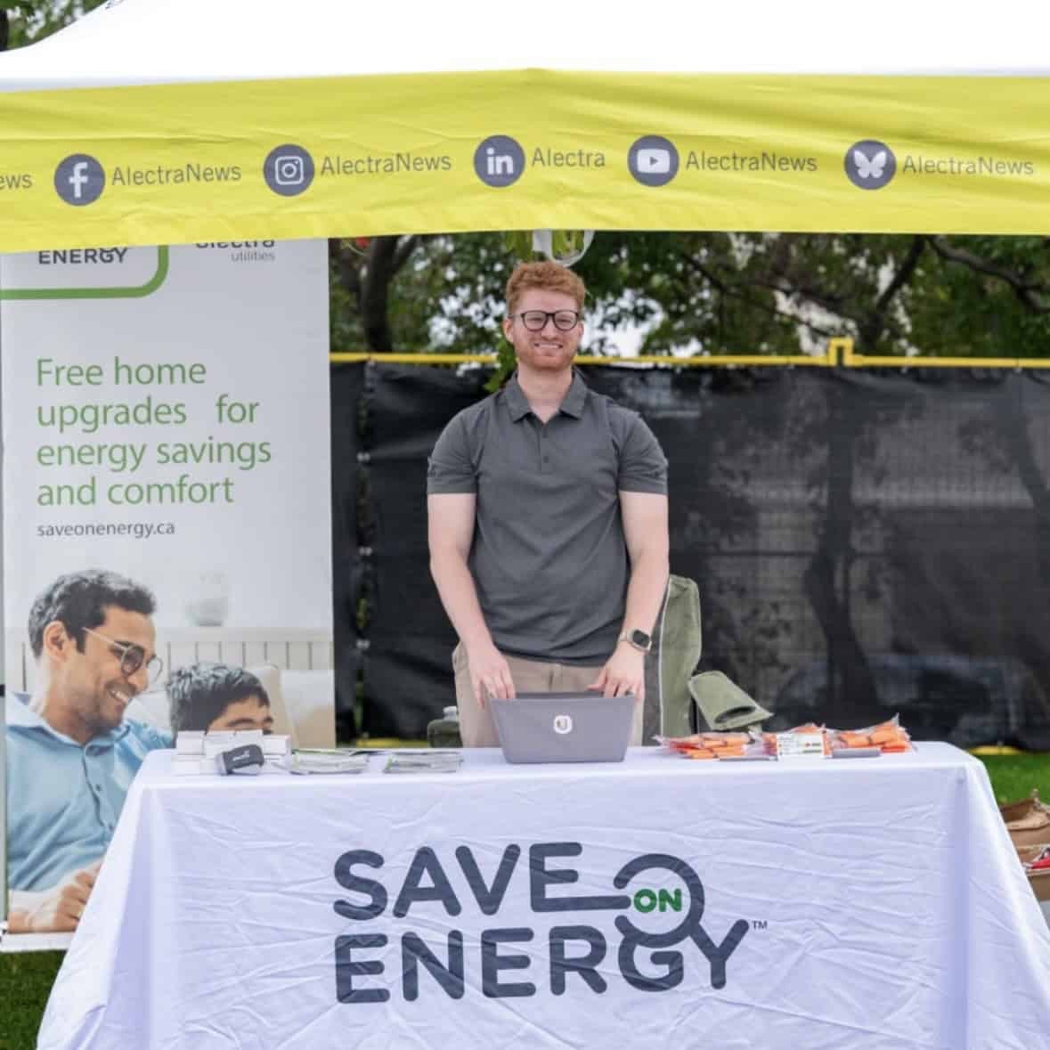 save on energy booth