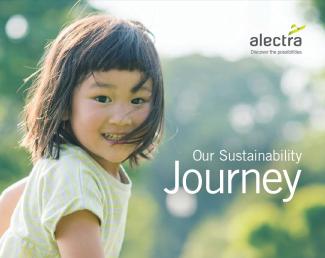 the cover of the sustainability report