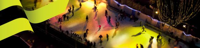 people skating on an outdoor rink newsletter