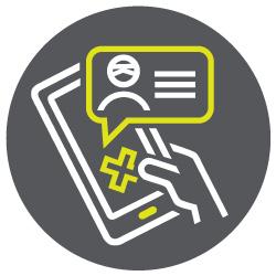 Telephone and Text Scam Icon